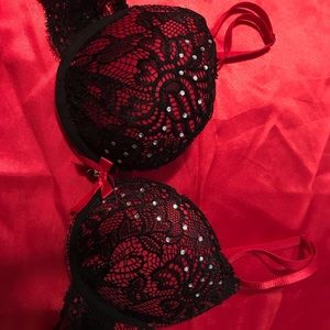 Red Lace Bra